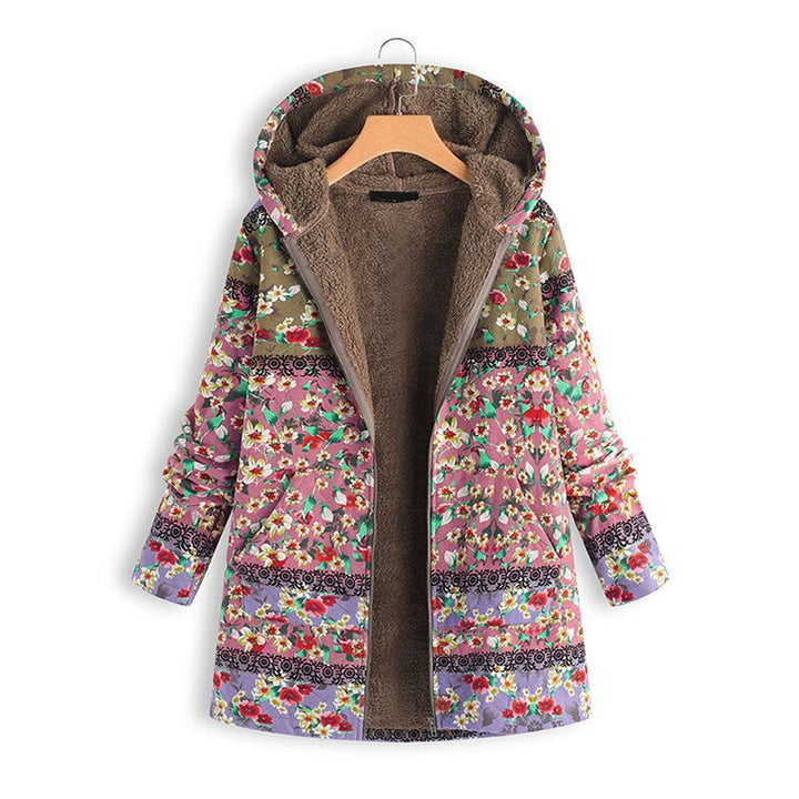 W&W Mode | Blumenpracht Jacke - Elegante Damenjacke mit Blumenmuster