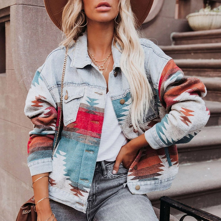 WW | Retro-Denim-Jacke für Damen