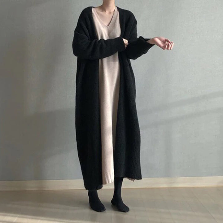 W&W Mode | Stilvolle warme lange Jacke für Damen