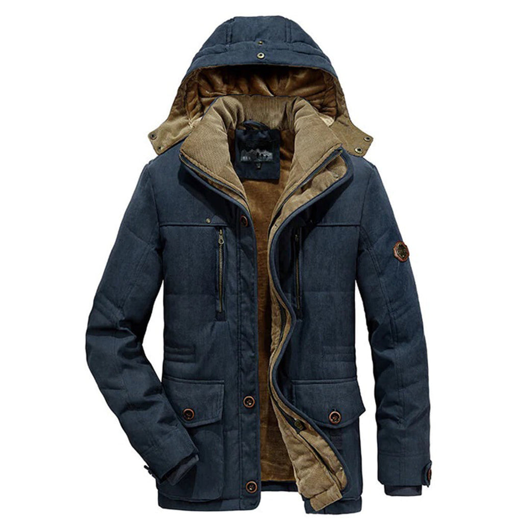 Wolff | Luxus Herren Fleece Winterjacke