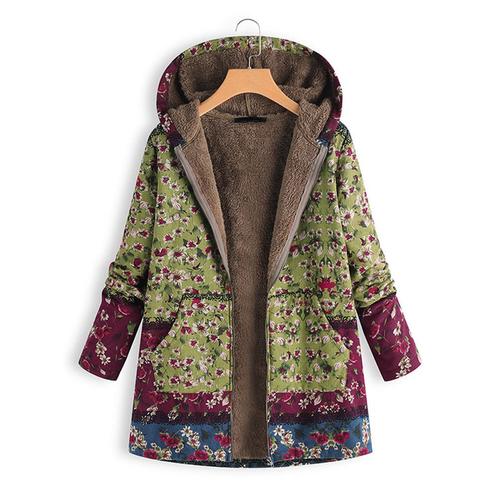 WW | Blumenpracht Jacke - Elegante Damenjacke mit Blumenmuster