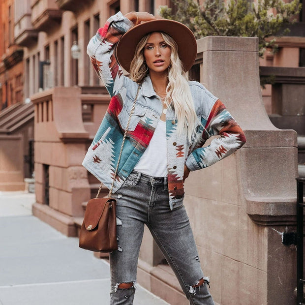 WW | Retro-Denim-Jacke für Damen