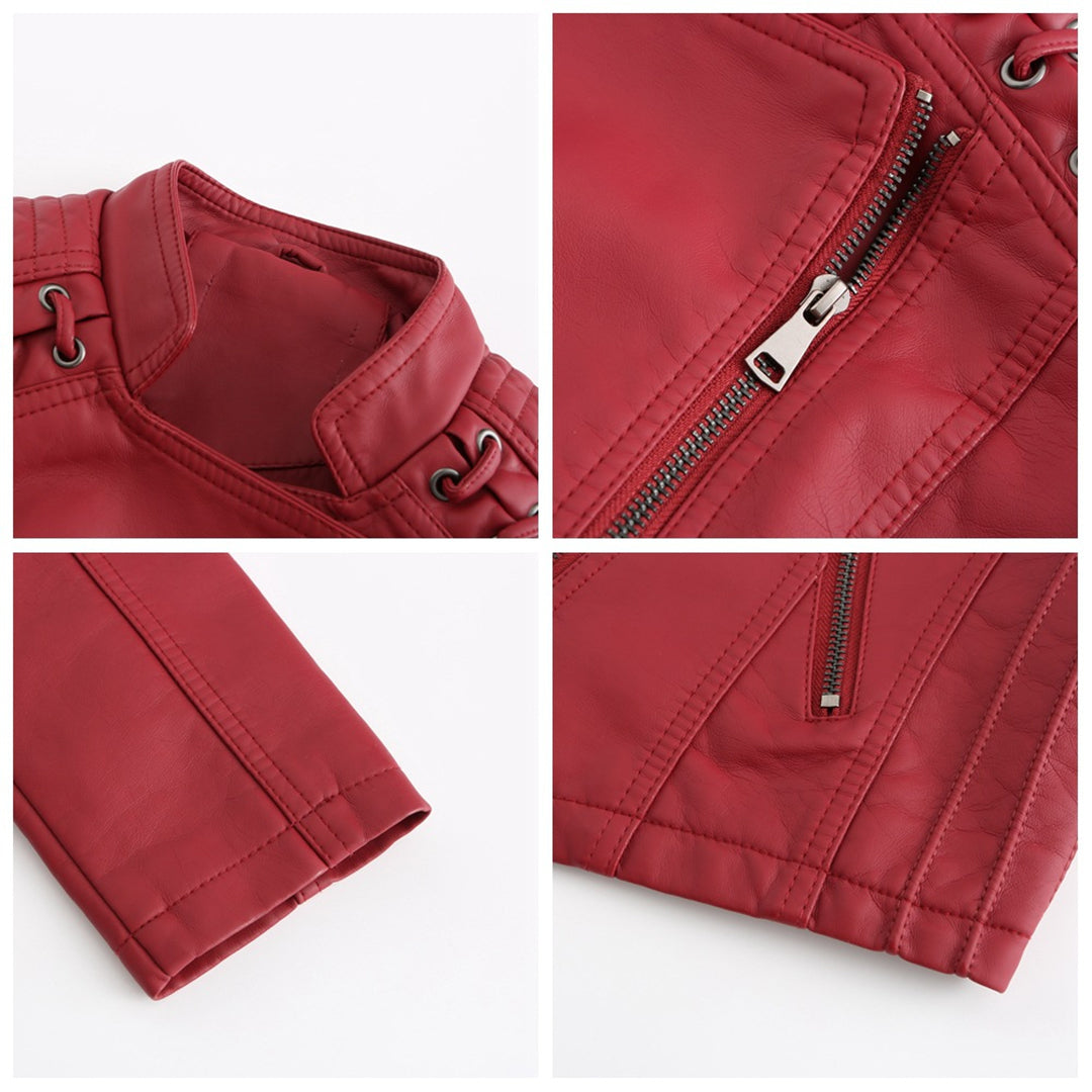 W&W Mode - modische Lederjacke in Premium-Qualität