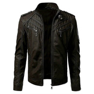 WW | Herren moderne Lederjacke