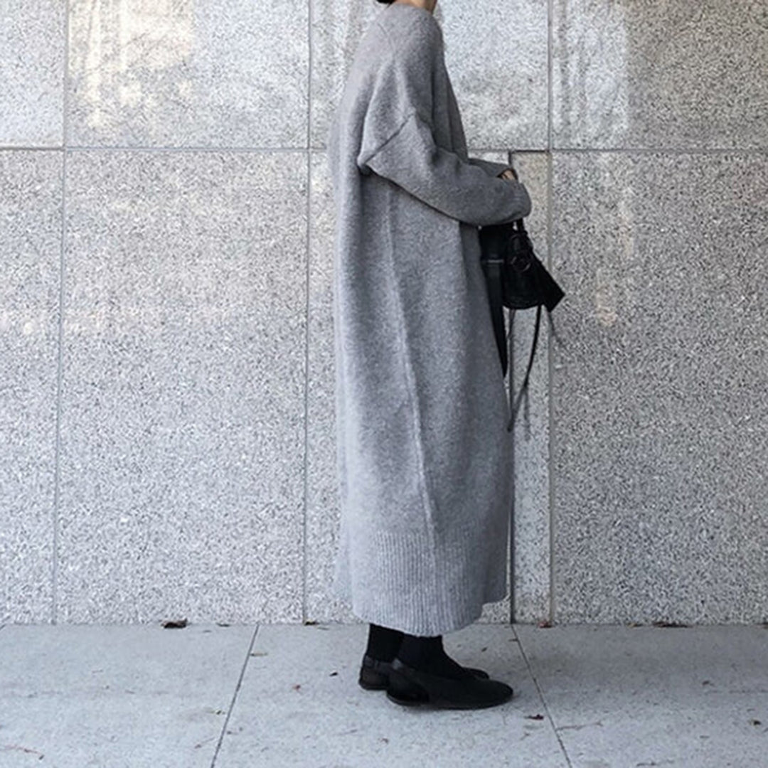 W&W Mode | Stilvolle warme lange Jacke für Damen