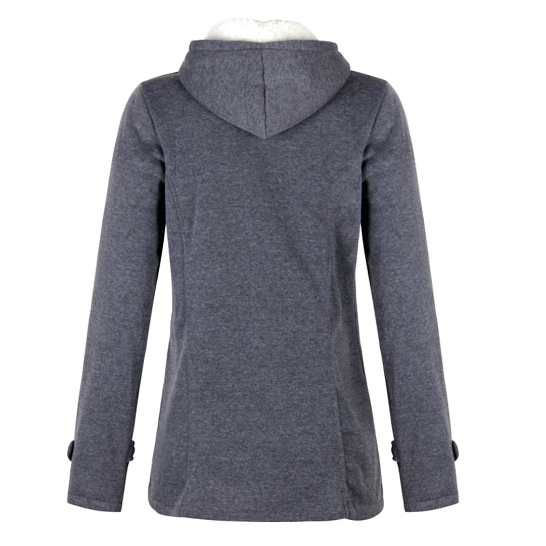 W&W Mode | Beliebte warme Winterjacke mit Kapuze für Damen - Bequeme Winterjacke