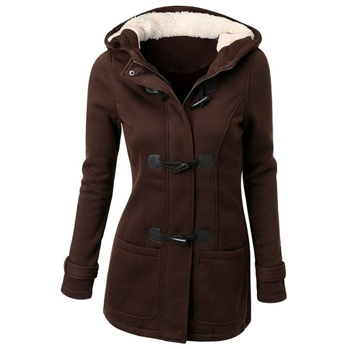 W&W Mode | Beliebte warme Winterjacke mit Kapuze für Damen - Bequeme Winterjacke