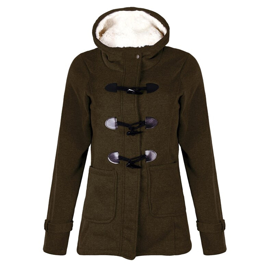 W&W Mode | Beliebte warme Winterjacke mit Kapuze für Damen - Bequeme Winterjacke
