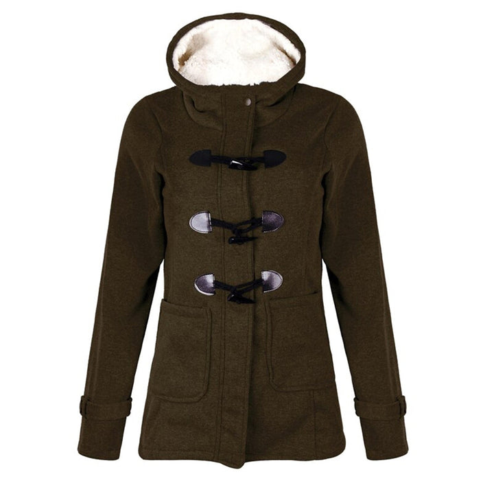 W&W Mode | Beliebte warme Winterjacke mit Kapuze für Damen - Bequeme Winterjacke