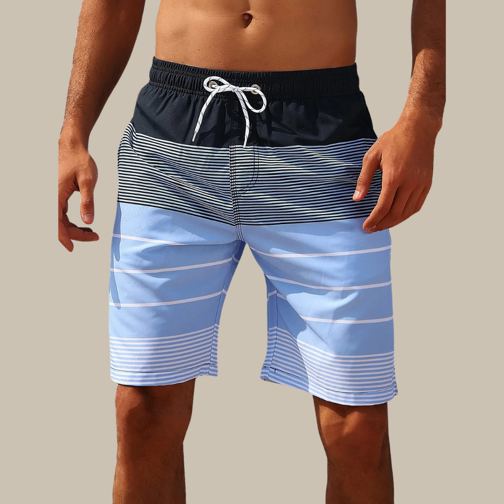 WW | Schnell Trocknende Colorblock Herren Badehose