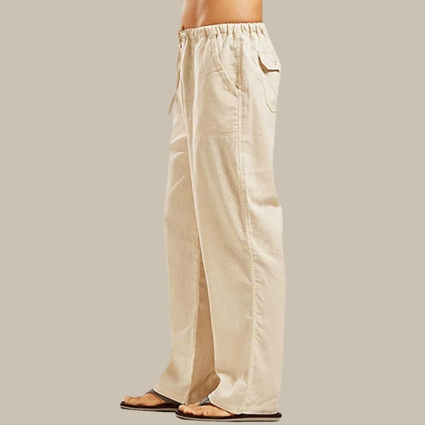 WW | Stilvolle Sommer Leinen Herrenhose