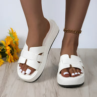 WW | Bequeme Flip Flops Sandalen mit Dickem Boden und Rutschfester