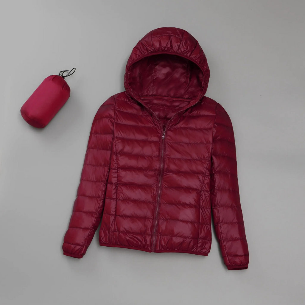 WW | Leichte Daunenjacke mit Kapuze für Frauen