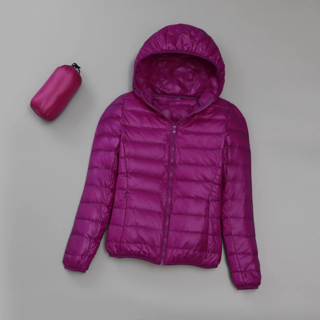 WW | Leichte Daunenjacke mit Kapuze für Frauen