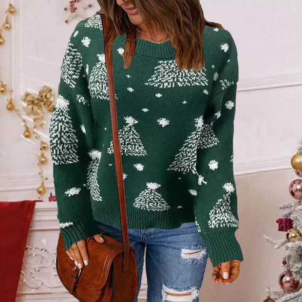 WW | Weihnachten Lässiger Strickpullover