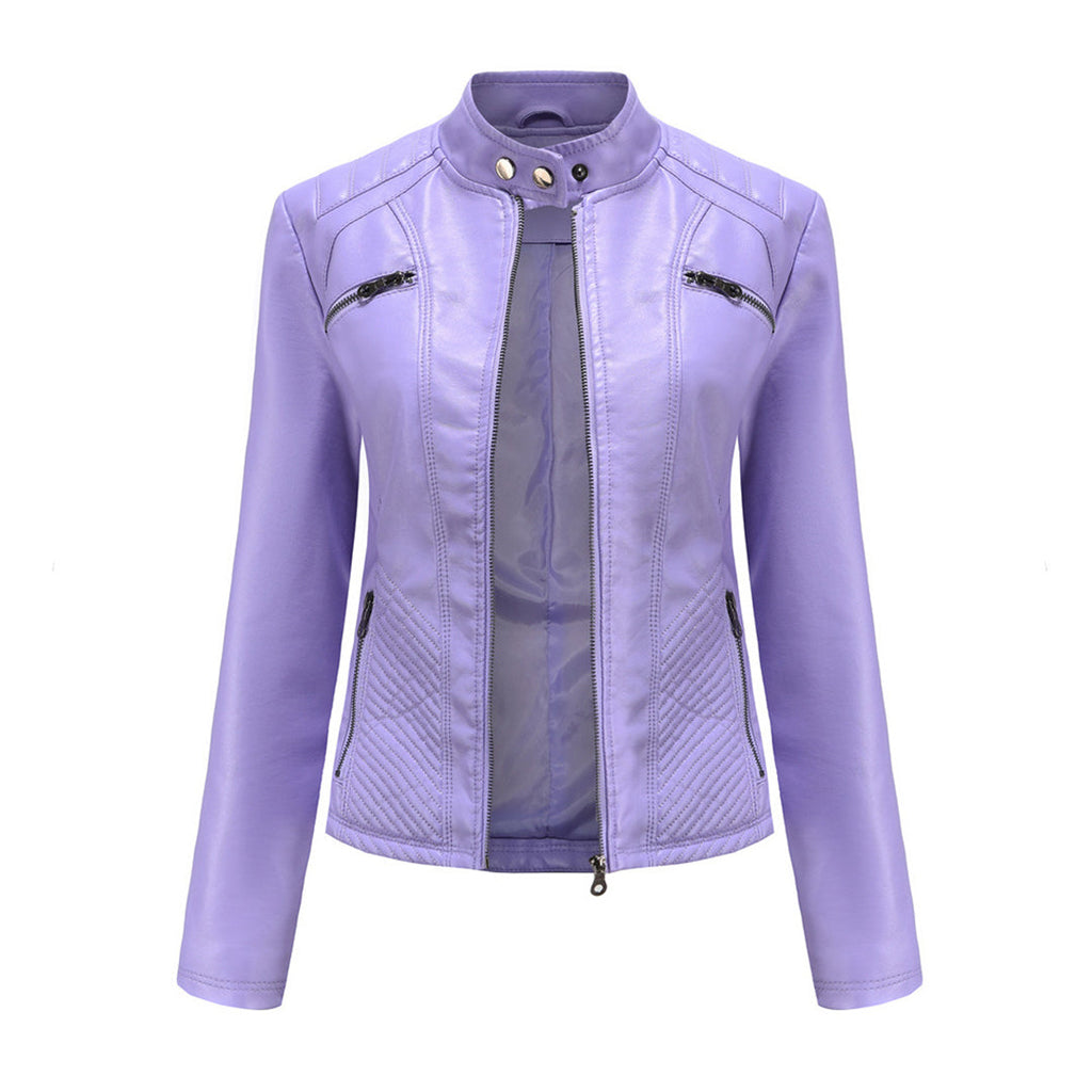 WW | Leder Biker Jacke für den Frühling