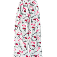 WW | Gemütlicher Katzenmuster Flauschiger Pj Hose Fleece