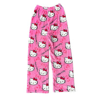 WW | Gemütlicher Katzenmuster Flauschiger Pj Hose Fleece