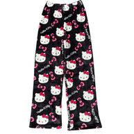 WW | Gemütlicher Katzenmuster Flauschiger Pj Hose Fleece