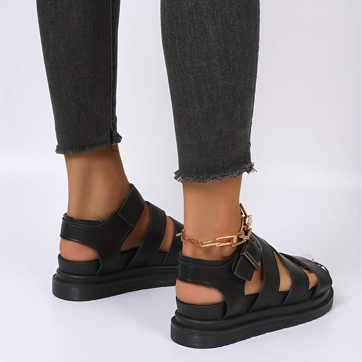 W&W Mode | Sandalen mit Schnallenriemen