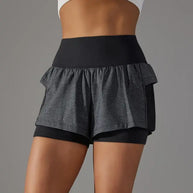 WW | Gym Sport Laufshorts Für Damen Mit Hoher Taille