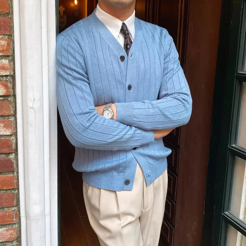 WW | V-Ausschnitt Herren Strickjacke Für Männer