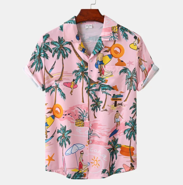 WW | Hawaii Surf Floral Hemd für Herren