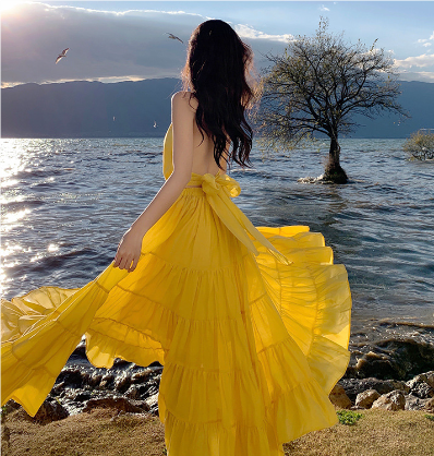 WW | Lange Moniqua Weiße Kleid für Anspruchsvolle Stile