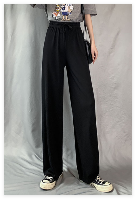 Damen weite Sweathose mit verstellbarem Bund und praktischen Taschen WW