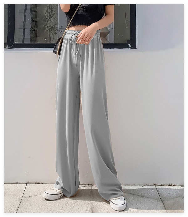 Damen weite Sweathose mit verstellbarem Bund und praktischen Taschen WW