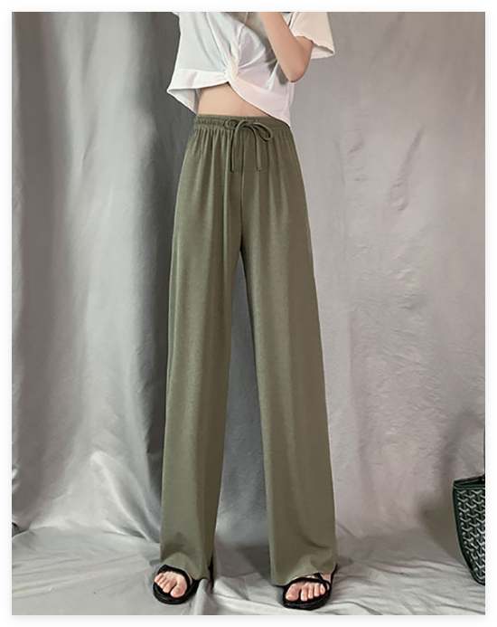 Damen weite Sweathose mit verstellbarem Bund und praktischen Taschen WW