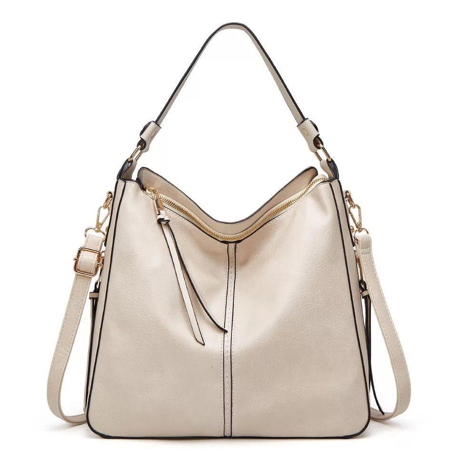 WW | Leder Tasche Mit Großer Kapazität Und Seitenfächern