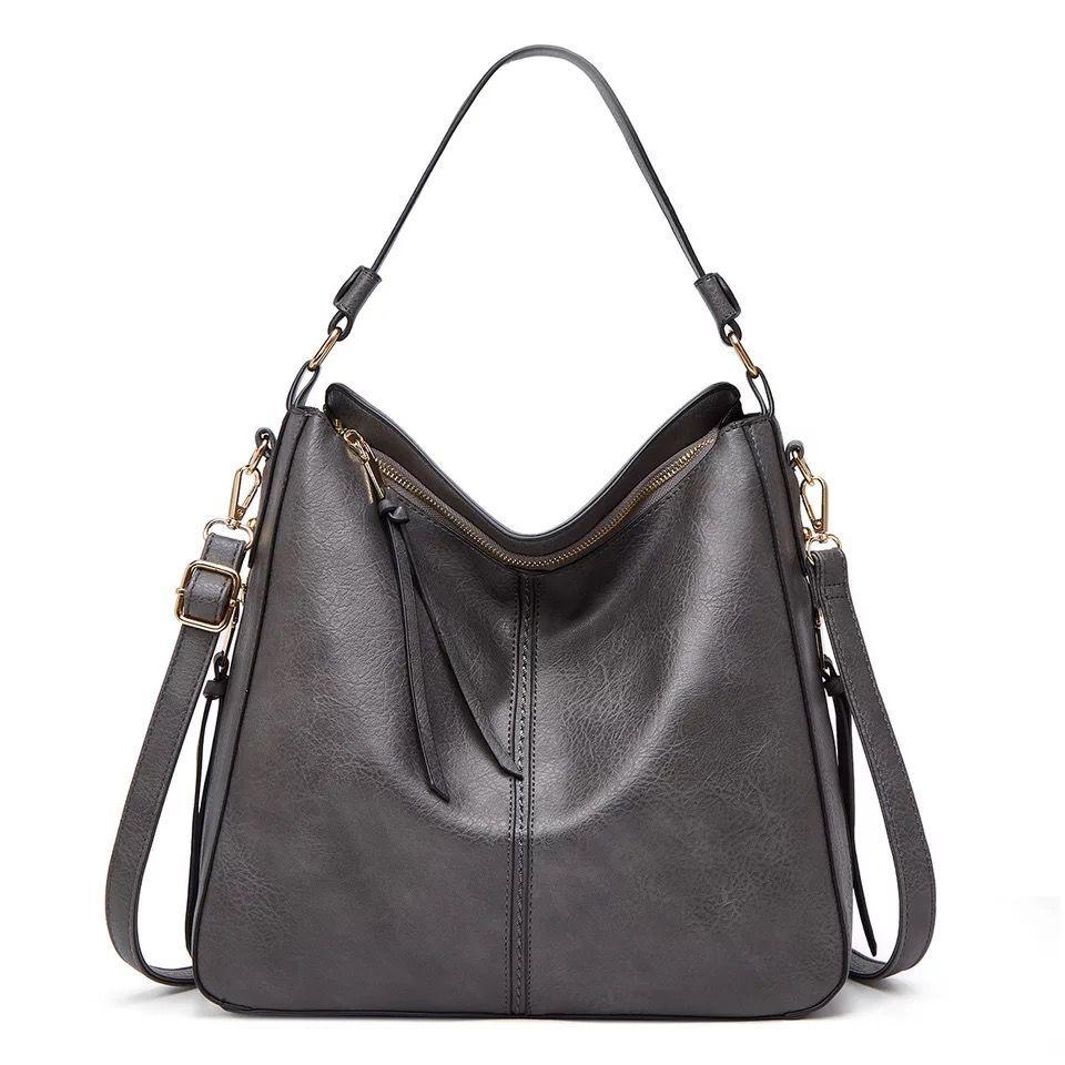 WW | Leder Tasche Mit Großer Kapazität Und Seitenfächern