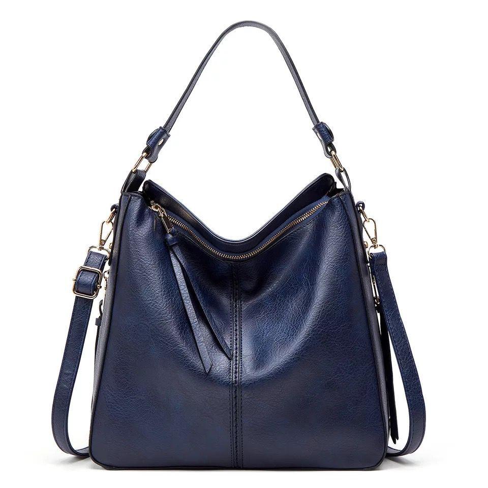 W&W Mode | Leder Tasche Mit Großer Kapazität Und Seitenfächern