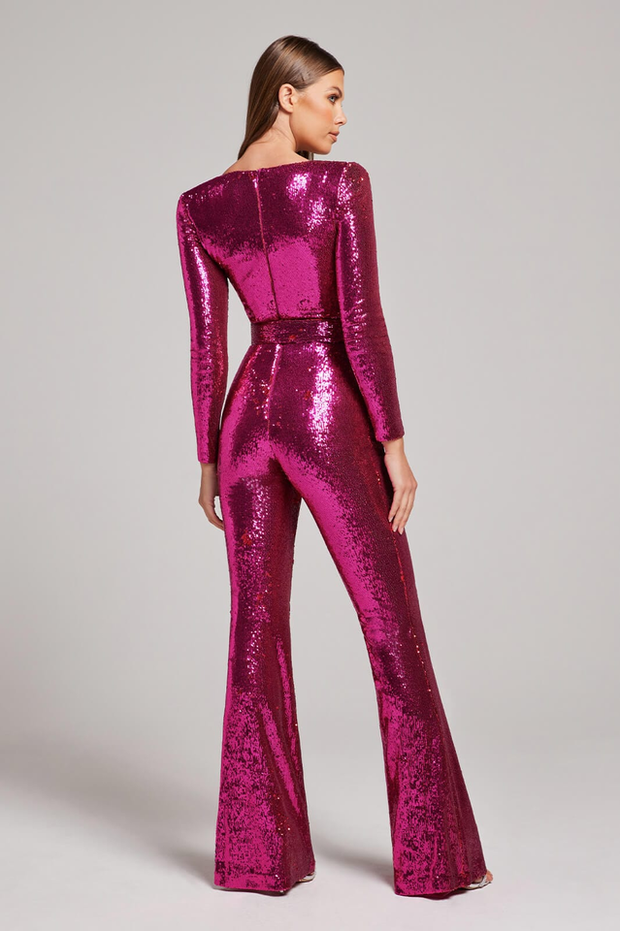 WW | Pailletten-Jumpsuit Für Damen Mit Glitzer-Effekt Und Elegantem Schnitt