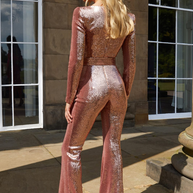 WW | Pailletten-Jumpsuit Für Damen Mit Glitzer-Effekt Und Elegantem Schnitt
