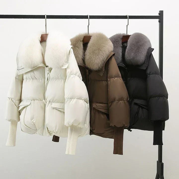 W&W Mode | Kunstpelzjacke für Damen - Warm und Stilvoll