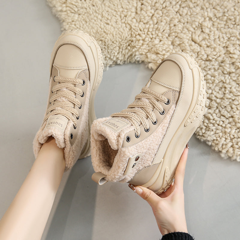WW – Wasserdichte Plüsch-Stiefeletten