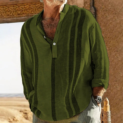 WW | Leinenhemd Herren Weinlese