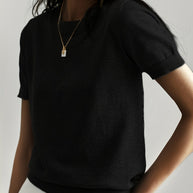 WW | Stilvolles Strick T-shirt Für Damen