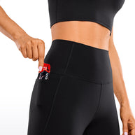 WW | Knie Länge Taschen Capri Leggings 13''