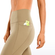 WW | Knie Länge Taschen Capri Leggings 13''