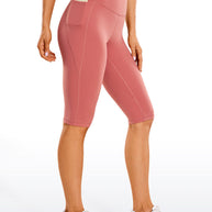 WW | Knie Länge Taschen Capri Leggings 13''
