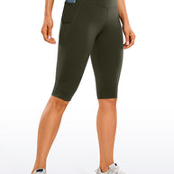 WW | Knie Länge Taschen Capri Leggings 13''