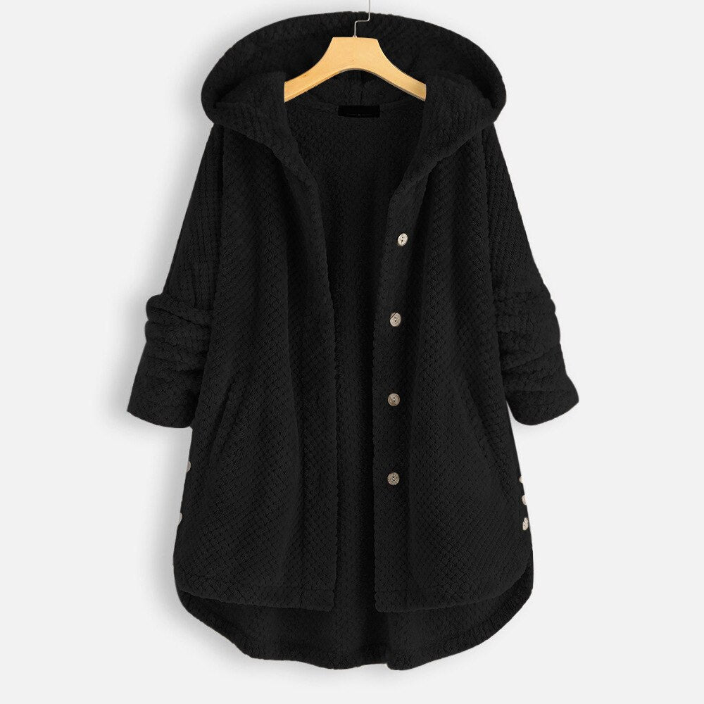 W&W Mode | Oversized Kapuzenjacke Für Frauen