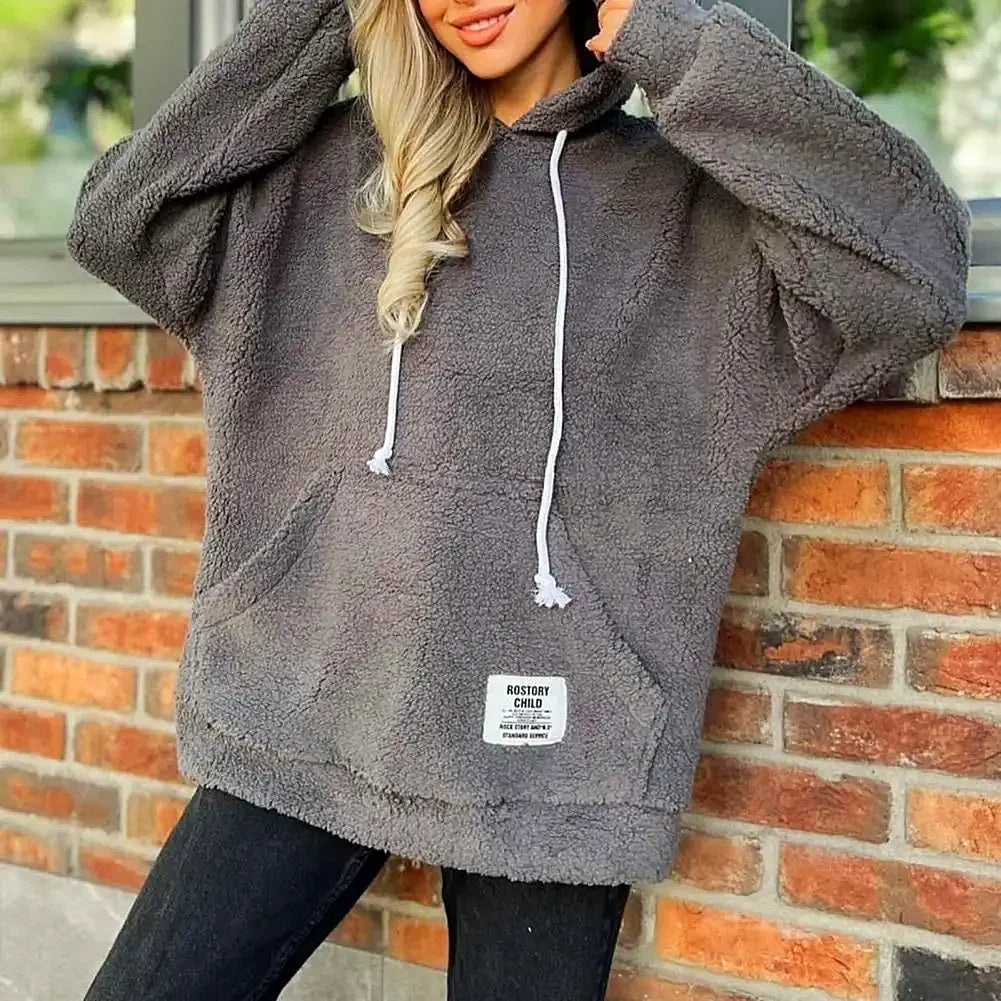 W&W Mode | Moderner Damen-Hoodie mit Plüsch