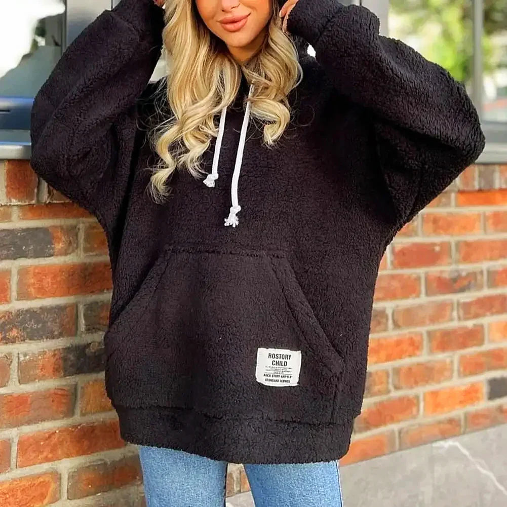 W&W Mode | Moderner Damen-Hoodie mit Plüsch