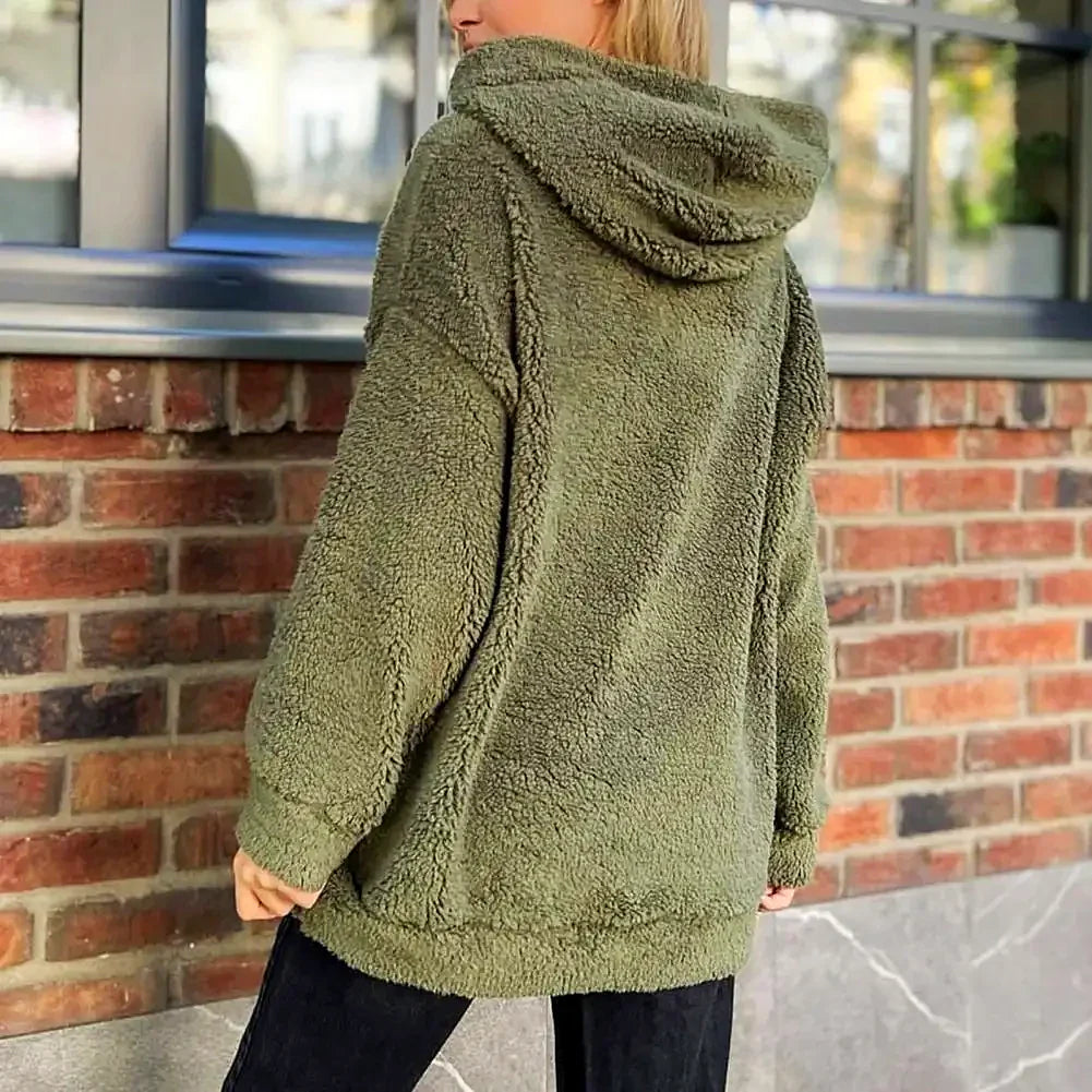 WOLFF | Moderner Damen-Hoodie mit Plüsch