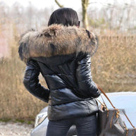 WW - Winterjacke Mit Kapuze Aus Pelz