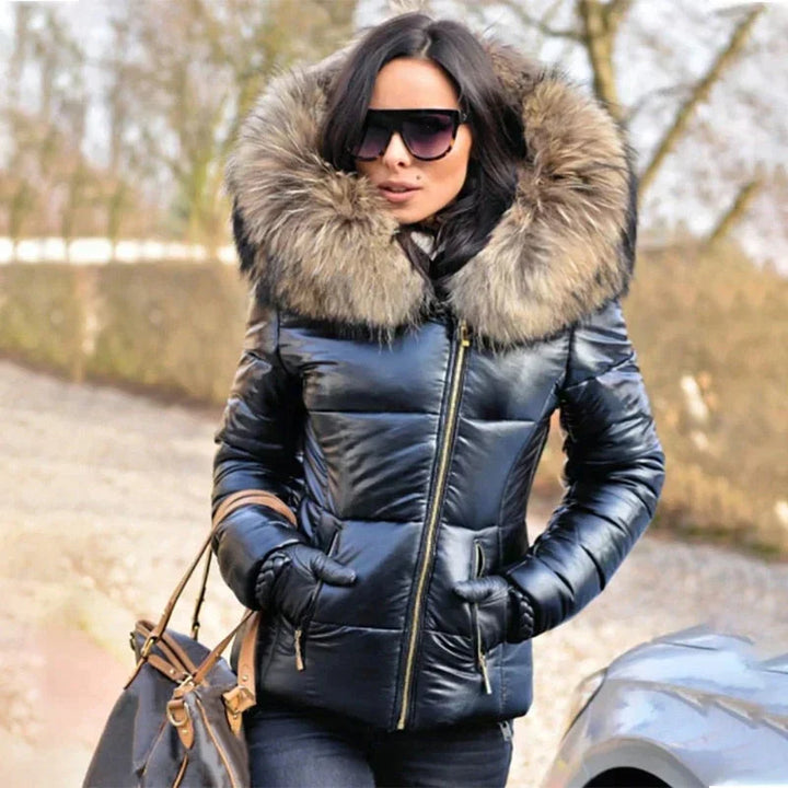 W&W Mode - Winterjacke mit Fellkapuze